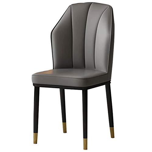 dining chair Kitchen Dining Room Furniture Chairs Dining Chair PU Leather High Back Cushion Soft Seat Study Lounge Chair Restaurant Hotel Compute