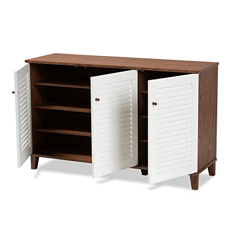 TJLSS Entrance Shoe Cabinet Hallway Storage Shoe Cabinet Wooden Storage Space Saving Rack