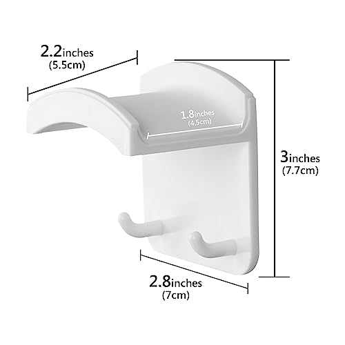 GEEKRIA Gaming Headset Headphone Hook Holder, Headphone Wall Mount Headset Holder, Headsets Hanger Compatible with Bose, Sony, Sennheiser, ATH, A