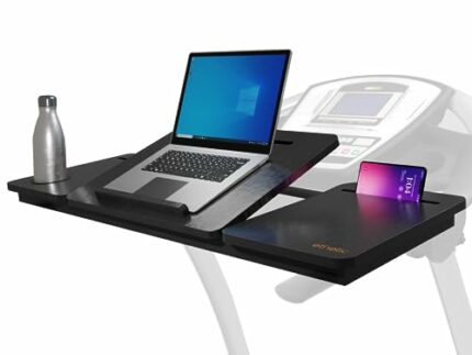 Treadmill Desk Attachment, Adjustable Sturdy Stand Up Desk for Laptop, Computer, and Workstation