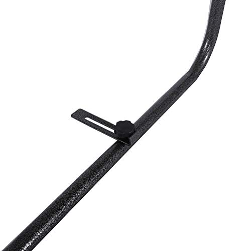 Chicreat 81008 Hanging Balcony Table, Foldable, Black