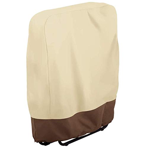 Nvanvmm Outdoor Folding Deck Chair Cover Waterproof Balcony Outdoor Folding Deck Chair Garden Sunbathing Deck Chair Cover