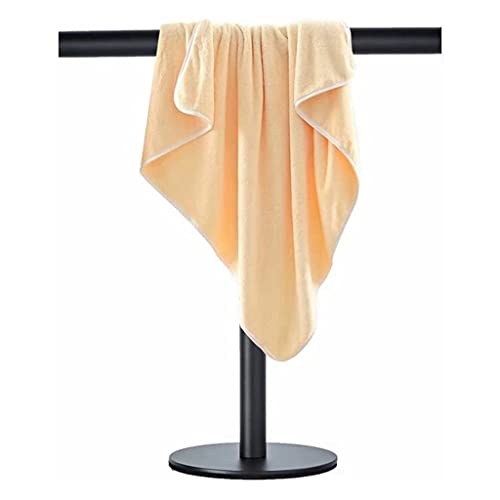 CHUNYU Portable Hand Towel Holder Stand For Bathroom Stainless Steel Countertop Towel Rack Stand Brushed Matte Black