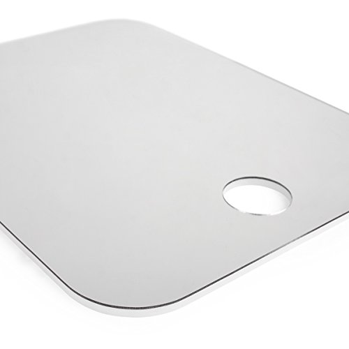 QSHAVE Fog Free Shower Mirror Large Size with Suction Hood and Adhesive Hook Fogless Shaving