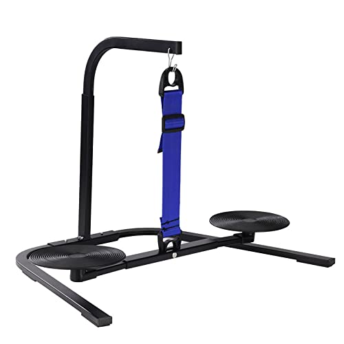 BODOLF Foot Pedal Exerciser, Foldable Portable 360 Degree Rotation Quiet Foot Leg Abdominal Muscle Exercise Pedaling Machine, Home Office Fitness