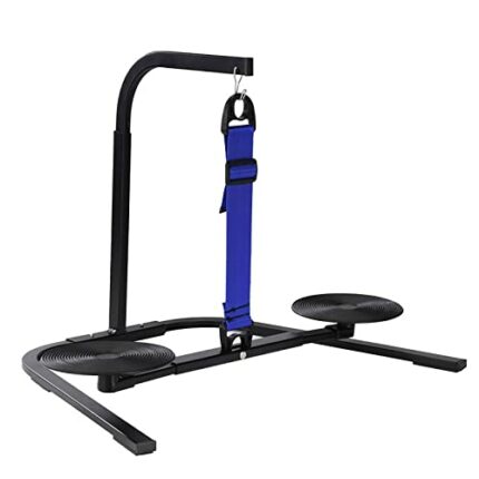 BODOLF Foot Pedal Exerciser, Foldable Portable 360 Degree Rotation Quiet Foot Leg Abdominal Muscle Exercise Pedaling Machine, Home Office Fitness