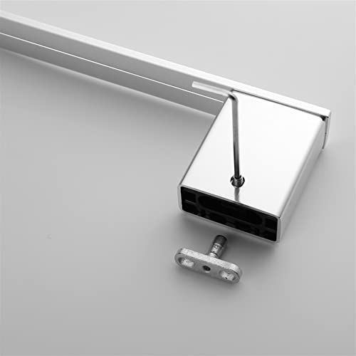 HIGOH Towel Racks,Towel Holder Towel Rail for Bathroom, Aluminum Towel Bar, Wall Mounted Towel Holder, Bathroom Accessories, Shining Robe Clothes