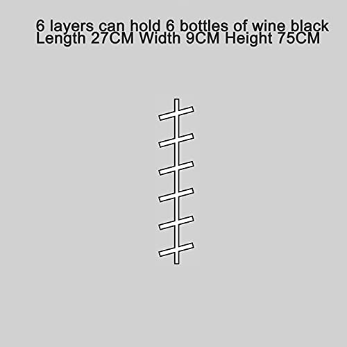 KEppd Wine Rack Wall Mounted - 6/8 Bottles Wine Rack Holder, Multipurpose Wall Mounted Organiser Storage Shelves for Bathroom Towels, Wash Clothe