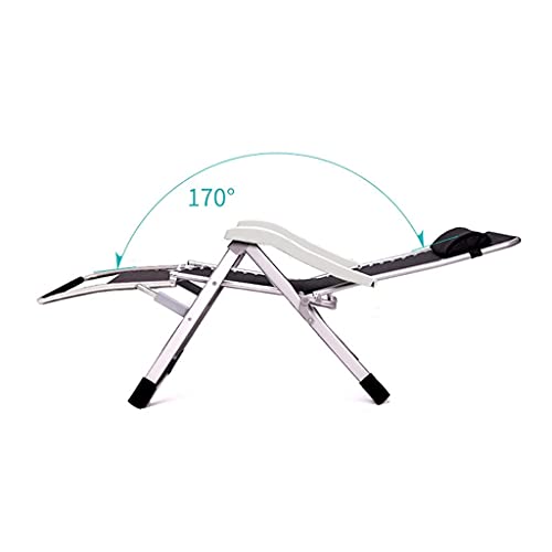 Sywlwxkq Folding Reclining Chairs, Lounger Deck Chairs, Beach Chairs, Sun Lounger, Zero Gravity Chairs, Super Width 66 CM, Beach Patio Garden Cam