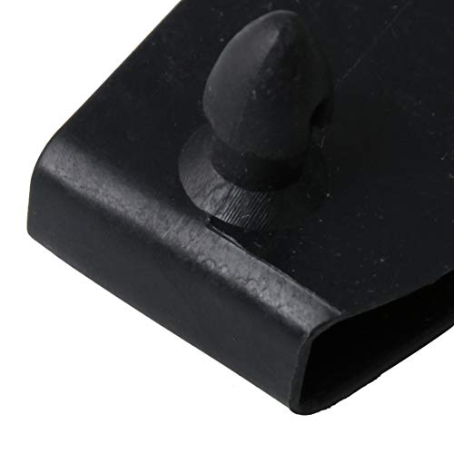 RDEXP Black Plastic Bed Slat End Caps Holders Replacement for Holding Bed Pack of 50