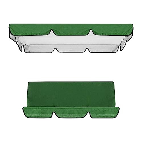 Rianpesn Outdoor Swing with Canopy, Replacement Canopy Swing for Patio 2-3 Seats, Waterproof Seat for Top Cover Outdoor Swing, Chair Covers