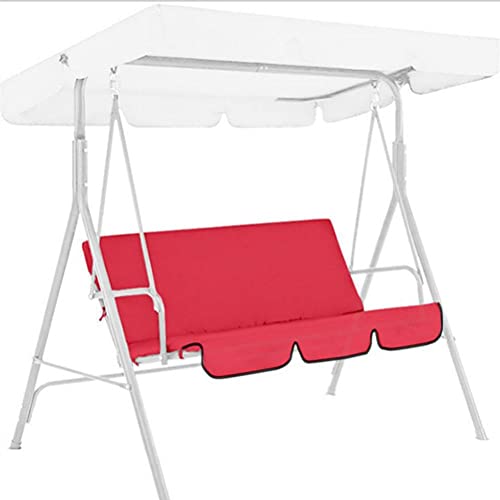 KENANLAN Rocking Cushion Se, Outdoor Patio Swing Cushion 3 Seater Rocking Chair Cushion, Swing Seat Pad, Waterproof Cover, Swings, Canopy (coffee