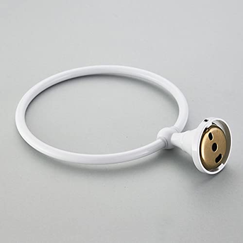 HIGOH Towel Racks,Bath Towel Holder,Bathroom Hand Towel,Round Towel,Bathroom round Antique Brushed Old Towel Rack,Towel Hanging