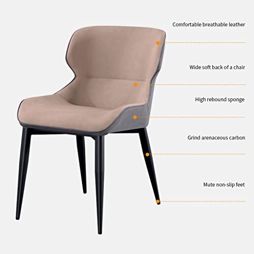 Kitchen Dining Room Furniture Chairs Kitchen Dining Chairs Set Of 4,Water Proof Leather Side Chairs with Carbon Steel Frame,Kitchen Living Room L