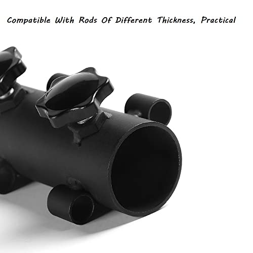 HOUSON Metal Parasol Holder, Umbrella Stand, Parasol Holder, Balcony Railing, Tent Stand, Tent Pole Holder for Garden, Patio, Balcony, Railing (D