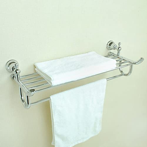 HIGOH Towel Racks,Bathroom Towel Rack Wall Mounted Towel Holder,Towel Rail Towel Holder,Bathroom Accessories Copper Towel Rack,Bathroom Hardware