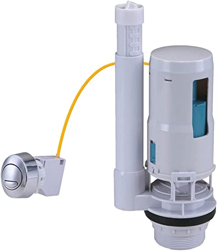 Housler®Dual Flush Fits All Push Button Toilets for 2 inch Outlet Flush Replacement Valve with Wire