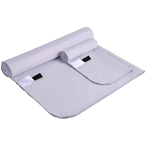 FUNMILY Microfiber Sports Towel for Exercise, Fitness, Can Be Used During Exercise Treadmill, Can Be Used As a Gift for Family(2 Piece)