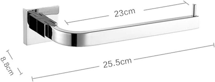 XHALERY Toilet Paper Holder - Stainless Steel Bathroom Bathroom Accessories Towel Ring Towel Hook Towel Rack