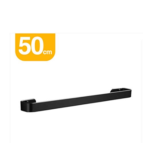 DINGZZ Towel Rack Bathroom Space Aluminum Towel Bar Single Rod Bathroom Towel Hanging Towel Rack
