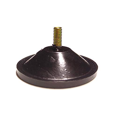 M6 - D 5.5 cm (D 2.16") Strong PVC Screw Suction Cup Hook with Lock Nut,Thickened Edge Design for Enhanced Suction,5 PCS/Pack(Recommend (Black)