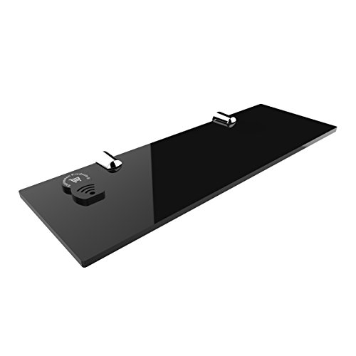 Expression Products Straight Acrylic Safety Shelf 300mm x100mm, Bathroom, Bedroom, Office, Free Trolley Token Material Sample Included per Shipme