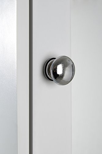 Premier Housewares Bathroom Storage Wall Cabinet MDF Wall Mounted Bathroom Storage Cabinet with Bathroom Shelf White Bathroom Organizers and Stor