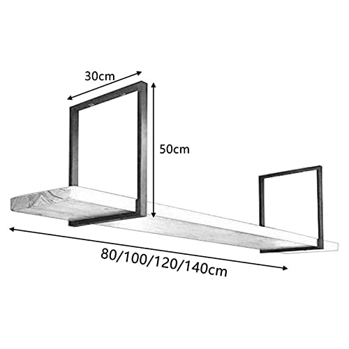 KEppd Hanging Shelf Ceiling Shelf Wine Rack, Floating Shelves One-story Hanging Kitchen Storage Rack, Plant Stand Retro Nordic Wine Rack, Wine Gl