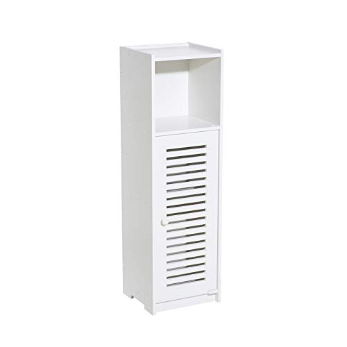 Screw Fix-Bathroom Storage Cabinet Accessories Floor Standing Waterproof Bathroom Display White Robust Furniture Bathroom Toilet Silm Shelf Bathr