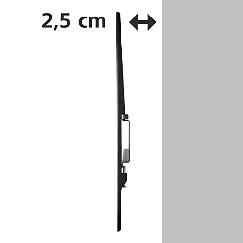 Hama Advance Fixed TV Wall Bracket | 37 - 75Inch | Up to VESA 800 X 400 | Black