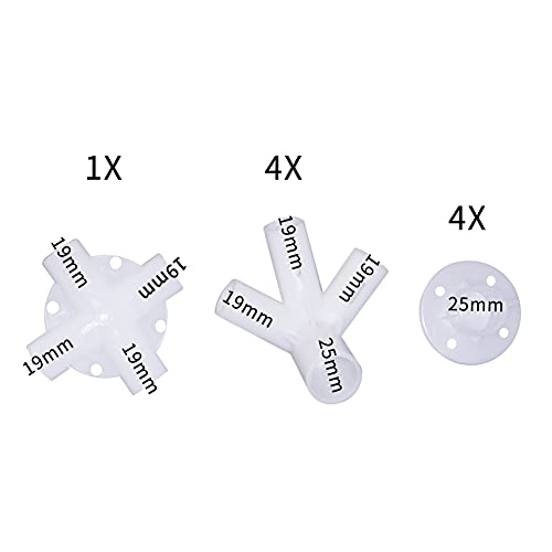 Connector Spare Parts For 3x3m Gazebo Awning Tent Feet Corner Center Connector, PVC Fitting Spare Parts Gazebo Awning Tent Feet Gazebo Replacemen