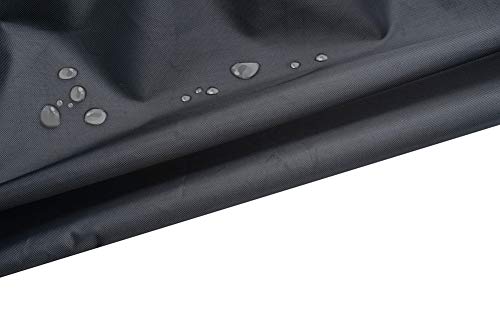 Garden Bench Cover 2 Seater Outdoor Waterproof Loveseat Cover 420D Oxford Fabric Garden Seat Cover Patio Furniture Cover with Drawstring Cord and