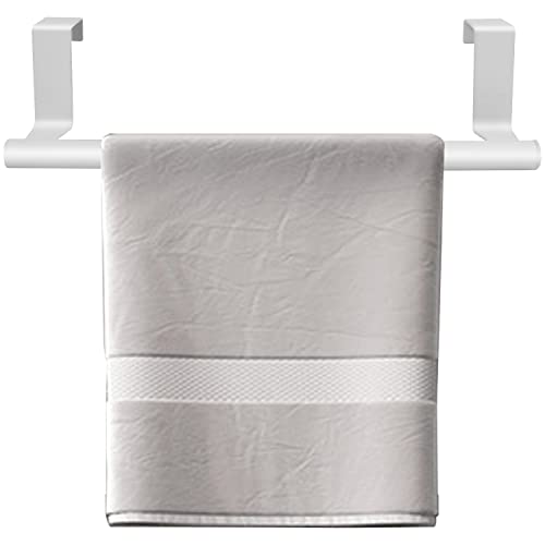 Kitchen Towel Holder, Over Door Towel Bar, Over the Cabinet Towel Rail Over The Door Tea Towel Holder Towel Rack No Drilling, Anti-Slip Scratch-P