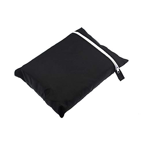 FOUNDOVE Garden Furniture Cushion Storage Bag Waterproof - Outdoor Seat Cushions Covers with Zipper and Handles, Lightweight Carry Handbag for Ch