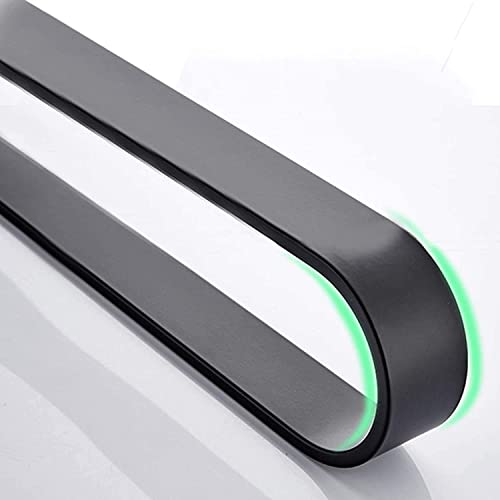 HIGOH Towel Rack Towel Bar, for Hanging Bath Towel Washcloth Self Adhesive Towel Rod Wall Mounted Space Aluminum Towel Rail Towel Holder Bathroom