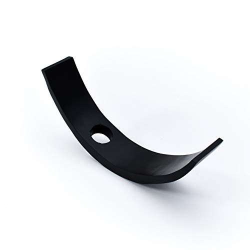 LEEWADEE Decorative Wooden Wine Holder – Handmade Bottle Stand for Wine or Spirits, Elegant Bottle Dock Made of Mango Wood, 29 x 6 x 10 cm, black