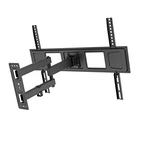 ProperAV Heavy Duty Swing Arm TV Wall Bracket 37" 40" 42" 43" 46" 50" 55" 60" 65" 70" VESA Max 600X400 Black