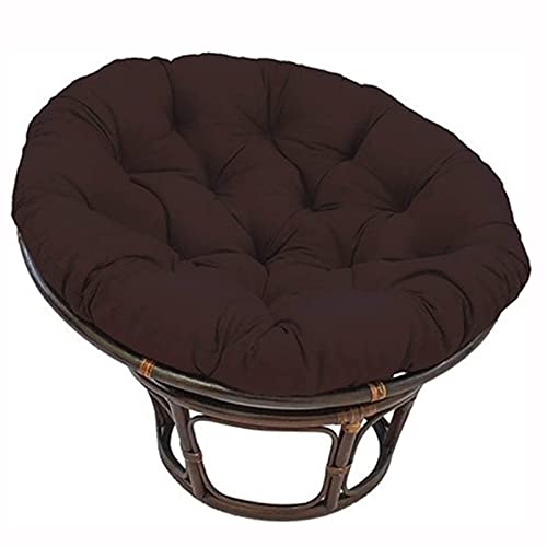Overstuffed Papasan Chair Cushion,Outdoor Cloth Swing Rattan Chair Cushion,Oversized Round Cushion Thick Comfortable Oversized Papasan Pad(Chair