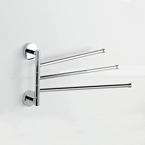 HIGOH Towel Rack Towel Rail,Swivel Wall Towel Rack Towel Bar Stainless Steel Towel Bathroom Kitchen,Bathroom Hardware