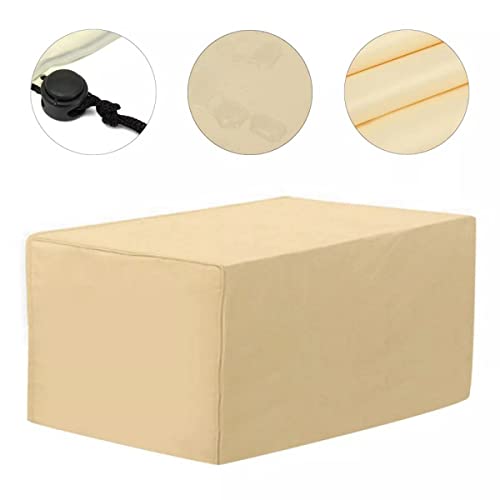 JUZHOUHUI Patio Furniture Set Cover,Heavy Duty and Waterproof Outdoor Lawn Patio Furniture Covers, Rectangle 420D Oxford Outdoor Sectional Cover,
