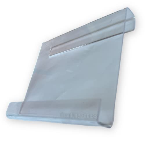 Treadmill Reading Rack - (Tablet, Book, Magazine Holder) - Works on Most Treadmills Ellipticals, Exercise Bikes (Compact Travel Size)