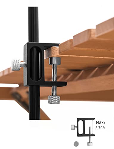 NUZAMAS Outdoor Camping Desktop Storage Rack Hanger, Foldable BBQ Picnic Hanging Table Shelf, Detachable Multifunctional Tableware Bracket, Alumi