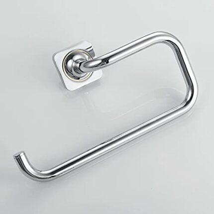 ZCMEB Towel Bar Nordic Style Round Towel Rack Copper Towel Rack Bathroom Towel Hanging Simple Style Towel Loop Hanging