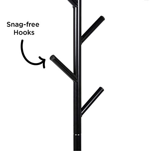 Milliard Coat Rack, Cloakroom Hallway Cabinet with 2 Tier Shoe Rack - Organized Storage for Coats, Clothes, Bags (Metal, Industrial Style)