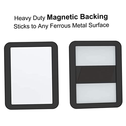 Locker Mirror, Mirror 5 ¼" x 7", Magnetic Back Sticks to Any Ferrous Metal Surface, Ideal Mirror for School Locker, Bathroom, Household Refrigera