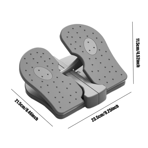 Under desk stepper folding portable mini stepper anti-slip massage leg fitness stepper suitable for weight loss, weight loss, exercise