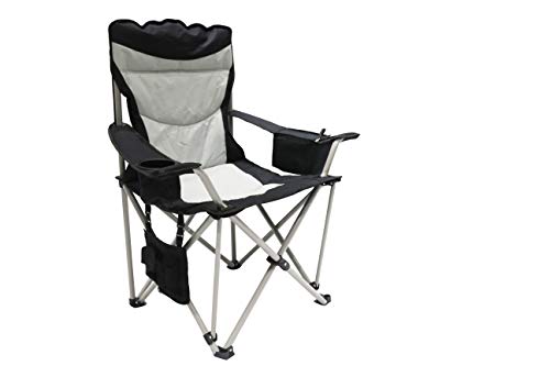 Homecall camping Folding chair 600D polyester with cooler pocket magzine bag black creamy-white & 30115 camping Folding chair 600D polyester/rip