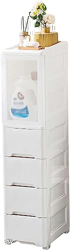 Crevice Storage Rack, Multi-Layer Bathroom Floor Cabinet, Mobile Shelving Unit Organizer for Small Spaces Small Bathroom Storage Corner Floor Cab