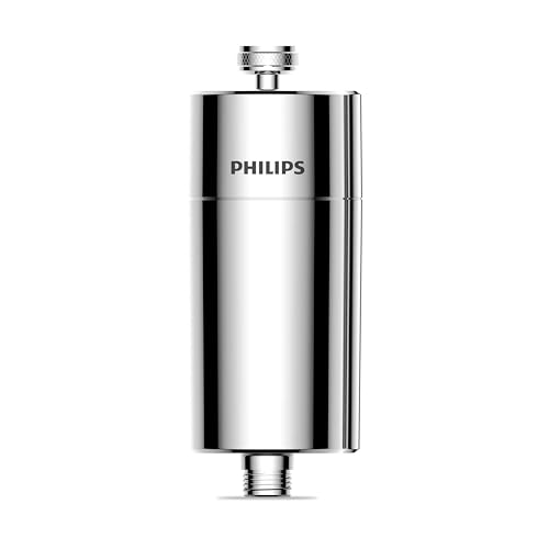 PHILIPS AWP1775CH InLine Shower Filter Reduces Chlorine by up to 99 Percent Easy to Install C3:O3, Fits all UK and Eire Shower hoses and taps, Ch