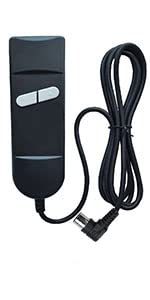 Huachuang ‎Recliner Hand Control,Controller,recliner remote control,with slingshot line,2 buttons,5 pin,1 motor controller,for recliner, armchair
